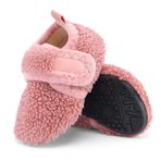 LACOFIA Toddler erkek kız çorap terlik çocuklar kış sıcak polar ev ayakkabı çocuk kaymaz ev terlik, pinguin gri, 9/9.5 UK Child