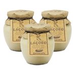 Laçoko 1.05 kg Şekersiz Katkısız Glutensiz Doğal Az Kavrulmuş Parçacıklı Ballı Yer Fıstığı Ezmesi