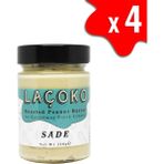 Laçoko 1280 gr Şekersiz Katkısız Glutensiz Vegan Doğal Az Kavrulmuş (Çiğ) Yer Fıstığı Ezmesi ( - 1,28 kg