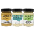 Laçoko 320 gr Çifte Kavrulmuş Parçacıklı Fıstık ve Az Kavrulmuş Fıstık Ezmesi