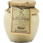 LAÇOKO Şekersiz, Katkısız, Glutensiz, Doğal Az Kavrulmuş (ÇİĞ) Ballı Yer Fıstığı Ezmesi (350 Gram)