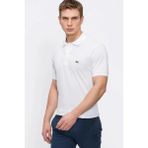 Lacos Erkek Klasik Pike Polo T-Shirt - Beyaz - 2XL