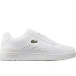 Lacoste 743SMA0023T 21G Beyaz Logolu Bağcıklı Deri Sneaker Erkek Ayakkabı