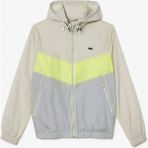Lacoste Active Erkek Kapüşonlu Renk Bloklu Renkli Mont - Rım-Renkli - 46