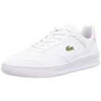 Lacoste Bayan Perf-Shot 0722 1 SFA spor ayakkabı, Wht Lt Pnk, 39.5 EU