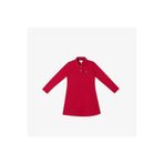 Lacoste Çocuk Uzun Kollu Polo Yaka Koyu Pembe Elbise