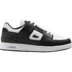 Lacoste Court Cage Leather Mens Sneaker Hakiki Deri Erkek Günlük Spor Ayakkabı Siyah