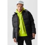 Lacoste Down Fill Water Repellent Jacket Black Kaz Tüyü Çıkarılabilir Kapüşonlu Suya Dayanıklı Erkek Mont Siyah - 50