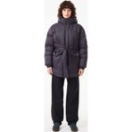 Lacoste Down Fill Water Repellent Womens Jacket Black Su İtici Dik Yaka Kapişonlu Kaz Tüyü Kadın Mont Siyah