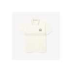 Lacoste Erkek Classic Fit Çizgili Krem Polo
