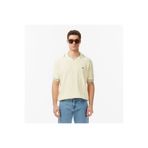 Lacoste Erkek Classic Fit Kısa Kollu Polo Yaka Bej Triko