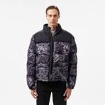 Lacoste Erkek Desenli Siyah Şişme Mont - 031-Siyah - 54