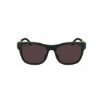 Lacoste Erkek Güneş Gözlüğü - Geometrik Yeşil Kemik Çerçeve Kahverengi Cam Uv Filtre L6043s 301