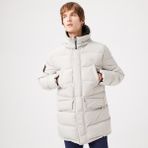Lacoste Erkek Kapüşonlu Gri Şişme Mont - 08G-Gri - 58