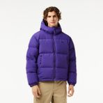 Lacoste Erkek Kapüşonlu Kapitone Mor Mont - 48