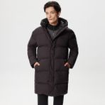 Lacoste Erkek Kapüşonlu Kapitone Siyah Mont - 26S-Siyah - 50