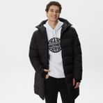 Lacoste Erkek Kapüşonlu Kapitone Siyah Mont - 32S-Siyah - 56