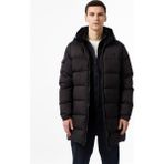Lacoste Erkek Kapüşonlu Siyah Şişme Mont - 031-Siyah - 48