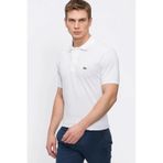 Lacoste Erkek Klasik Pike Kumaş Polo T-shirt Beyaz