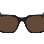 Lacoste Erkek L6028s Dikdörtgen Güneş Gözlüğü, Mat Siyah, 54/19/145