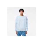 Lacoste Erkek Loose Fit Bisiklet Yaka Açık Mavi Sweatshirt