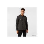 Lacoste Erkek Oversize Fit Denim Gri Dış Gömlek