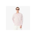 Lacoste Erkek Regular Fit Çizgili Pembe Gömlek