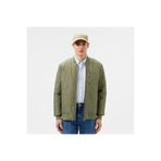 Lacoste Erkek Regular Fit Dik Yaka Kapitone Yeşil Mont