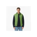Lacoste Erkek Regular Fit Dik Yaka Kapitone Yeşil Yelek