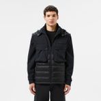 Lacoste Erkek Regular Fit Kapüşonlu Baskılı Siyah Mont - 031-Siyah - 56