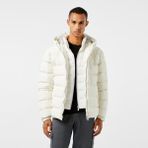 Lacoste Erkek Regular Fit Kapüşonlu Beyaz Şişme Mont - 70V-Beyaz - 60