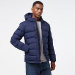 Lacoste Erkek Regular Fit Kapüşonlu Lacivert Şişme Mont - 166-Lacivert - 54