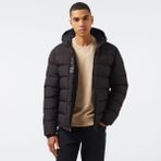 Lacoste Erkek Regular Fit Kapüşonlu Siyah Şişme Mont - 031-Siyah - 48