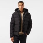 Lacoste Erkek Regular Fit Kapüşonlu Siyah Şişme Mont - 031-Siyah - 50