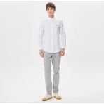 Lacoste Erkek Regular Fit Oxford Gömlek - Beyaz - 2XL