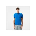 Lacoste Erkek Regular Fit Yarım Fermuarlı Baskılı Mavi Polo