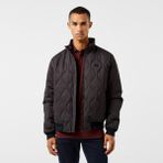 Lacoste Erkek Relaxed Fit Dik Yaka Kapitone Siyah Mont - 031-Siyah - 54