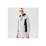 Lacoste Erkek Relaxed Fit Kapüşonlu Baskılı Gri Sweatshirt