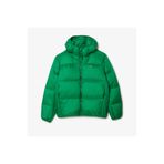 Lacoste Erkek Relaxed Fit Kapüşonlu Yeşil Şişme Mont