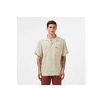 Lacoste Erkek Relaxed Fit Kısa Kollu Bej Gömlek