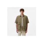 Lacoste Erkek Relaxed Fit Kısa Kollu Haki Gömlek