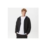 Lacoste Erkek Slim Fit Kapüşonlu Renk Bloklu Siyah Sweatshirt