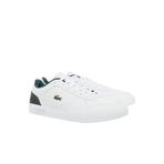 Lacoste Erkek T-Base Spor Ayakkabı, Beyaz ve Koyu Yeşil, 10