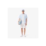 Lacoste Erkek Tapered Fit Keten Beyaz Bermuda Şort
