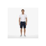 Lacoste Erkek Tapered Fit Keten Lacivert Bermuda Şort