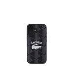 Lacoste iPhone 16 Plus Mono Vintage Logo Magsafe Siyah Uyumlu Telefon Kılıfı