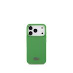 Lacoste iPhone 17 Pro Pike Desenli Metal Logolu Kartlıklı Magsafe Yeşil Uyumlu Telefon Kılıfı