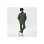 Lacoste Kadın Crop Fit Kapüşonlu Baskılı Yeşil Sweatshirt