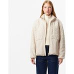 Lacoste Kadın Dik Yaka Beyaz Ceket - 70V-Beyaz - 34