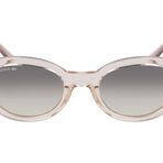 Lacoste Kadın L6024s Oval Güneş Gözlüğü, Bej, 52/22/145